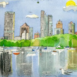 Milwaukee The Cream City Note Card – Urban Milwaukee: The Store