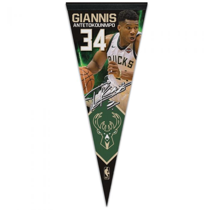 Milwaukee Bucks Giannis Pennant Flag