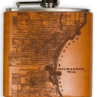 Milwaukee Map Flask