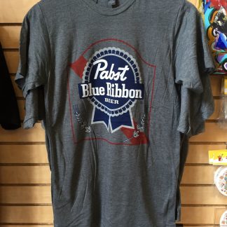 Pabst Blue Ribbon Charcoal T - Shirt