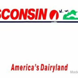 Blank Wisconsin License Plate Magnet