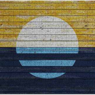 1000 Piece Puzzle Milwaukee Distressed Flag