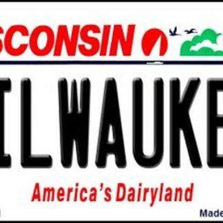Milwaukee, Wisconsin License Plate Magnet