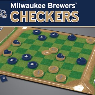 Milwaukee Brewers Checkers Set