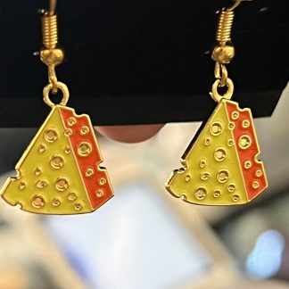 Cheese Earrings